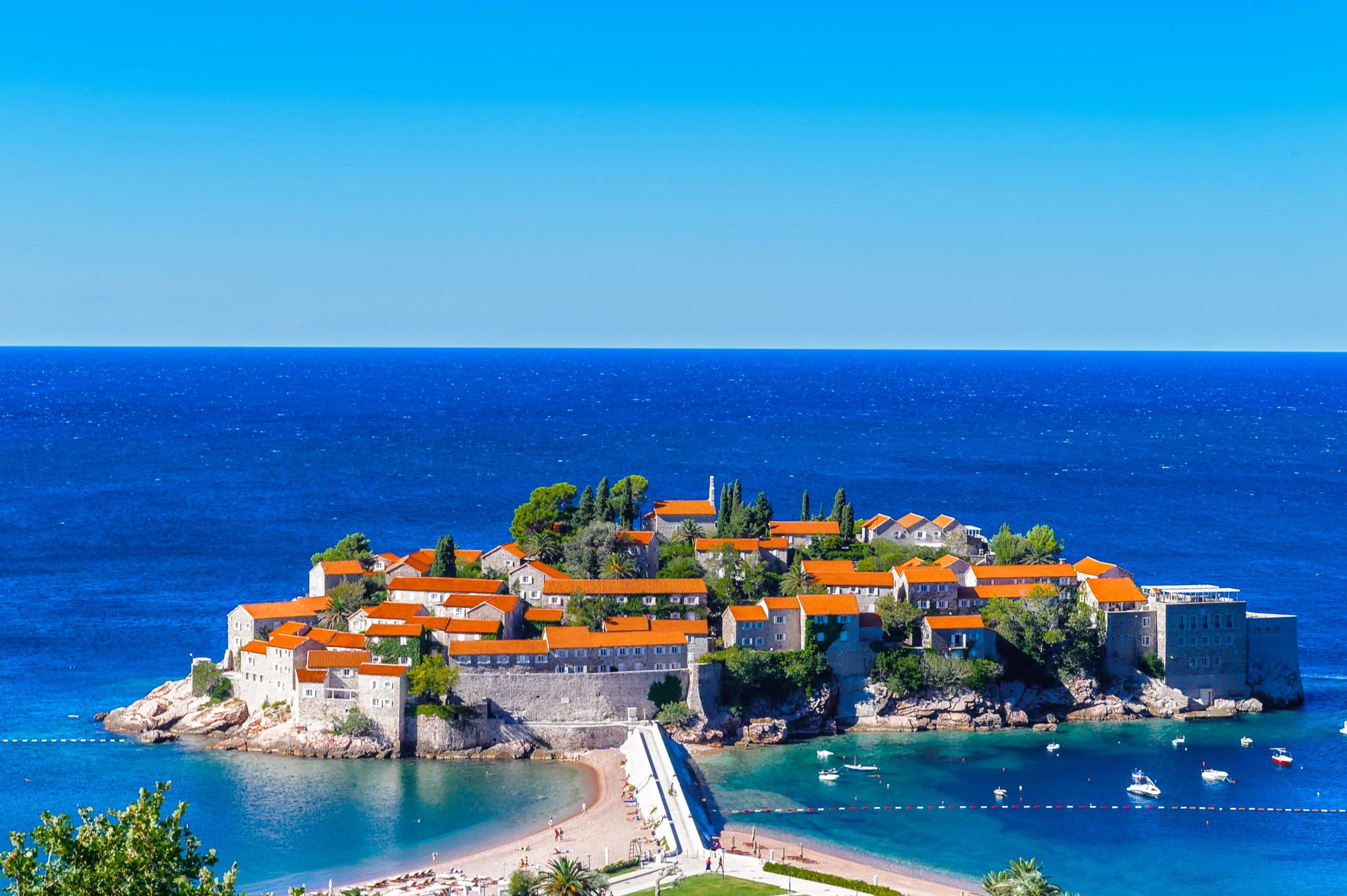 Sveti,Stefan,(saint,Stephan),Island,,A,Small,Islet,And,Hotel